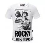 philipp plein tee shirt king rocky win blanc